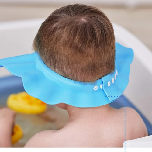 Para Gorro De Ducha Para Bebé, Gorro De Champú Ajustable