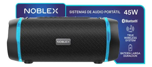 Comprar Parlante Bluetooth Noblex Psb1000p 45w Portátil Tws Color Negro en Argentina