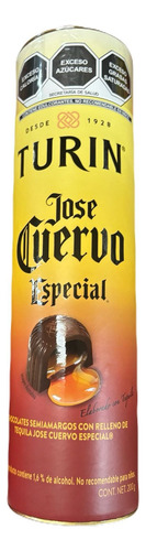 Chocolates Turin Jose Cuervo Tubo