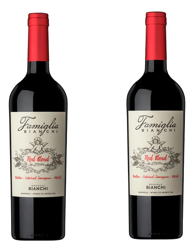 Vino Tinto Famiglia Bianchi Criolla X 750 Ml Pack 2