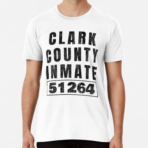Remera Prison Inmate Halloween Costume Clark County Nevada O