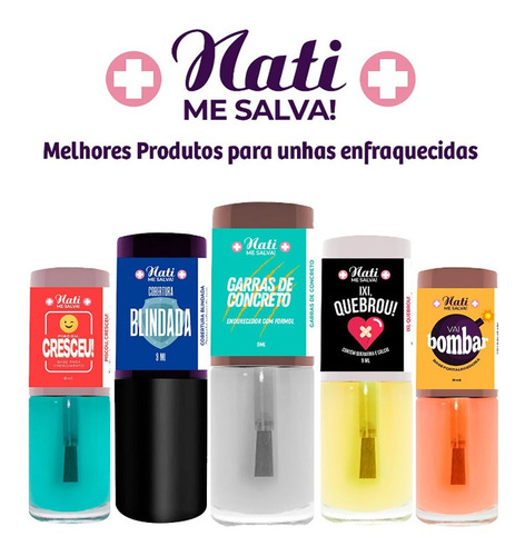 Imagem 3 de 5 de Kit Multi Coleções Nati - Glitter + Multicolor + Me Salva