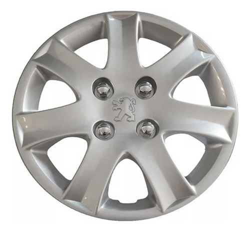 Calota Prata Aro 14  207 Hoggar Peugeot 5416q4