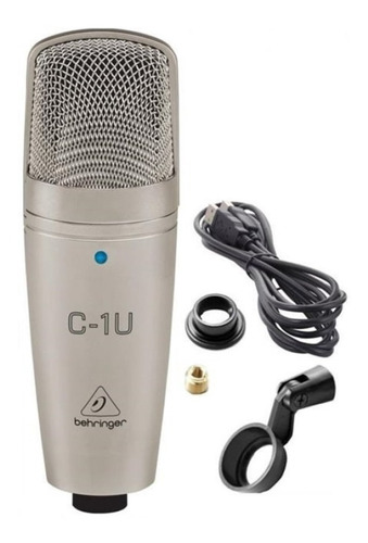 Imagen 1 de 4 de Microfono De Condensador Usb Behringer C-1u Meses S/i