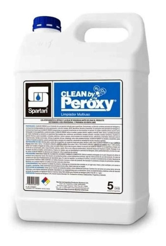 Desinf C/peroxido Blanquea Juntas Clean By Peroxy 5l Spartan