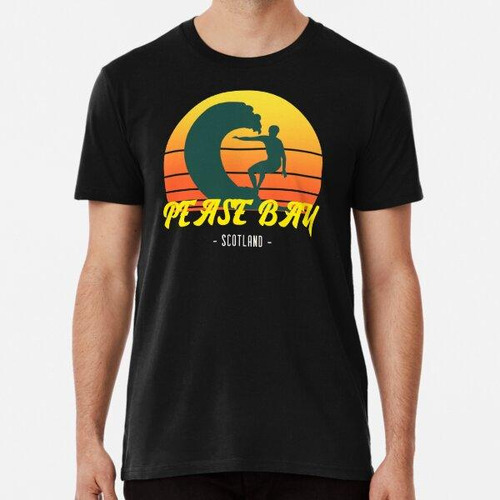 Remera Surf En La Bahía De Pease Algodon Premium