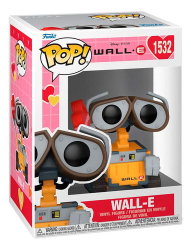 Funko Pop! Disney San Valentín Wall E Pixar Corazón