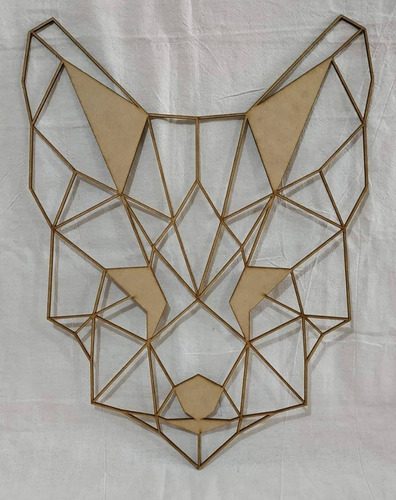 Imagen 6 de 10 de Animales Geométricos 50 Cm Mdf De 2.5mm