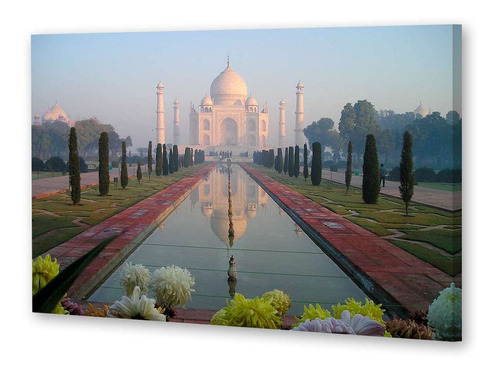 Cuadro 60x90cm Taj Mahal Templo India Viajes Turismo M5