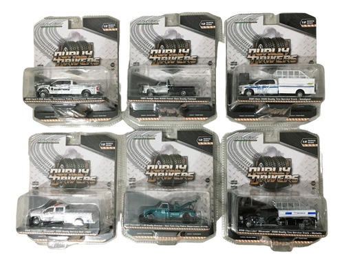 Greenlight 1/64 Dually Drivers Series 12 6 Vehiculos