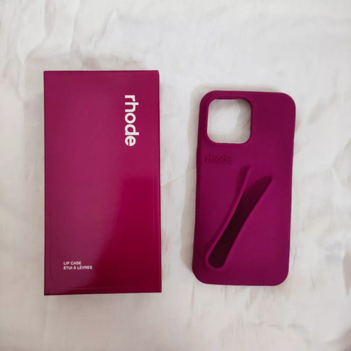 V Funda Rhode Hailey Bieber Original Con Labial Para iPhone