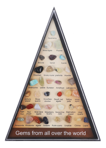 Set De Piedras Minerales Naturales, Espécimen Didáctico, Pie
