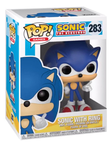 Sonic Con Aro Funko Pop Sonic