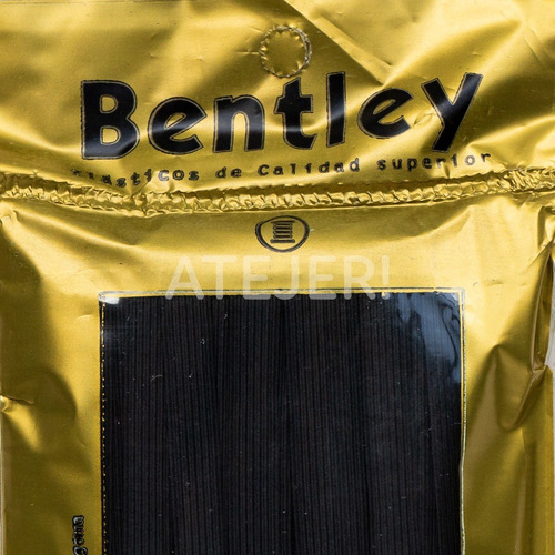 Imagen 3 de 8 de Elástico Liso Marca Bentley Art 18 De 8mm X 25 Metros Negro
