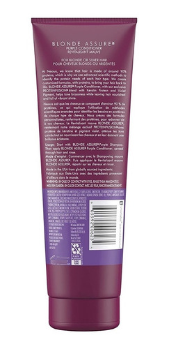 Nexxus Color Assure Acondicionador Morado Para Cabello Rubio