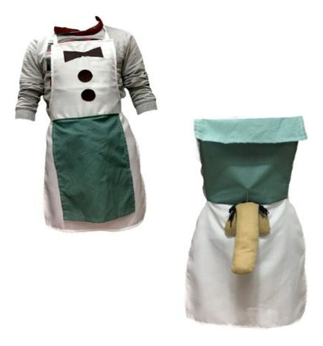 Mandil Delantal De Cuero Impermeable Y Resistente Al Aceite