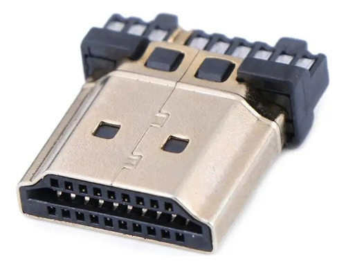 Conector For Hdmi Macho With Cover  Pack 2