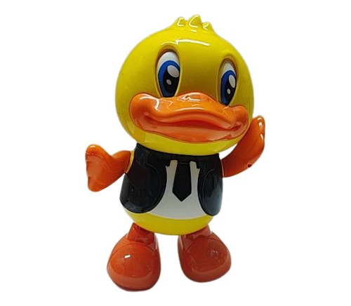 Juguete De Plástico Patito Con Luz Y Sonido Duck Gentleman
