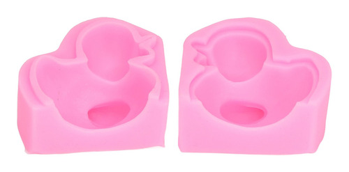 Moldes Para Fondant, 2 Unidades, Con Forma De Pato Rosa, Con