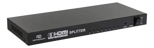 Divisor HDMI Newdragon para 1 Entrada e 8 Saídas Full HD 1080p e