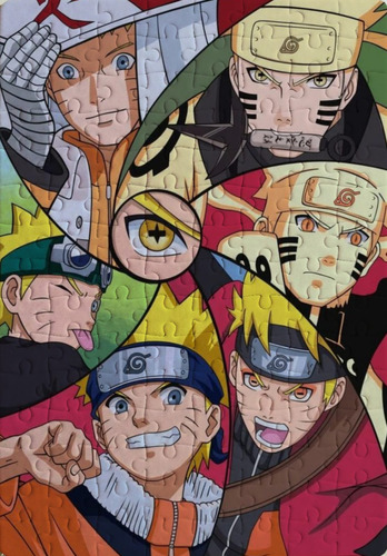 Rompecabezas De Naruto Etapas, 120 Piezas