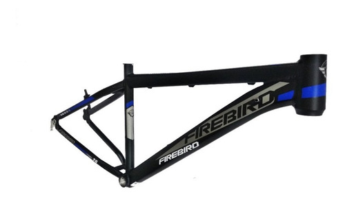 Cuadro De Bicicleta Mtb Rodado 26 Fire Bird Color Negro Con Azul-16