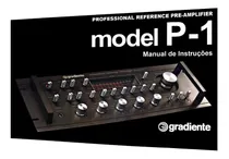 Comprar Manual Do Préamplificador Gradiente P-1 (cópia)