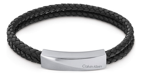 Pulsera Calvin Klein Braided Bracelet Family De Cuero Platea