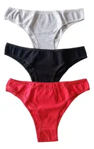 Comprar Set X 3 Bombachas Vedetinas De Algodon
