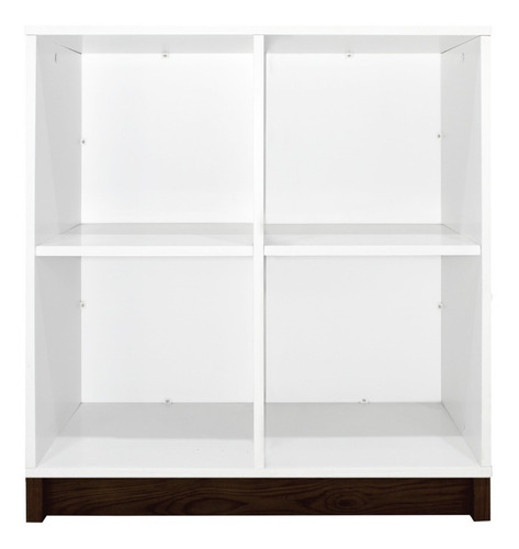 Mueble Organizador Multiusos 4 Nichos Hogar/ Oficina Color Blanco