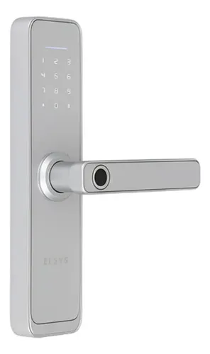 Fechadura Digital Biométrica Wi-fi Smart De4000b Elsys Prata