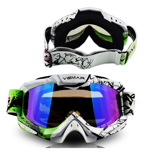 Gafas De Motocross Resistentes Al Viento, Gafas De Moto Mx O