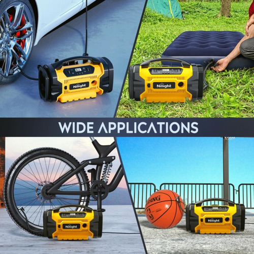Nilight Compresor De Aire Portátil E Inflador De