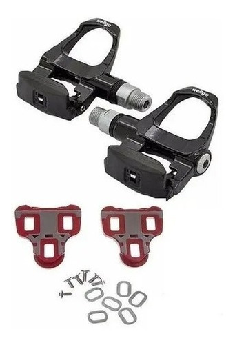 Pedal Clip Speed Wellgo R96b Encaixe Clip Road Com Taquinhos