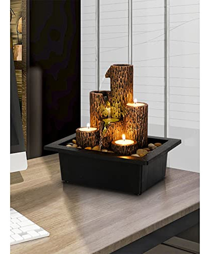 Fuente De Agua De Mesa Para Interiores, Fuente De Mesa De Tr