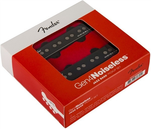 Set De Pastillas Fender Gen 4 Noiseless Para Bajo Jazz Bass