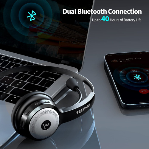Auriculares Inalámbricos Tecknet Bluetooth 5.0 Con Micrófono