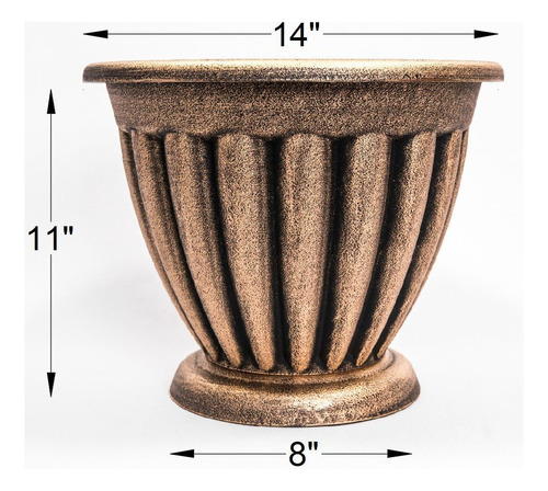 Set Of 2 Large Combination Rustic Look Heavy Duty Plast...