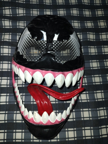Máscara Original De Venom Spider-man Original Mueve Lengua 