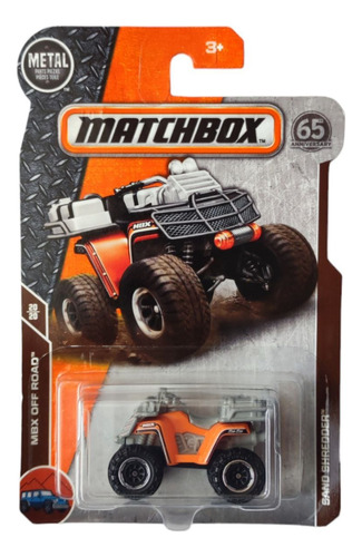 Cuatrimoto Arena Off-road Matchbox Original Moto