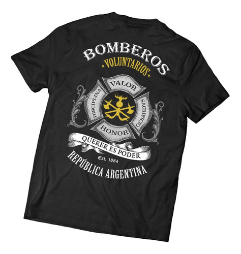 Remera Bomberos Voluntarios