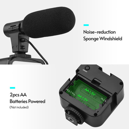 Kit De Videoteléfono Vlog, Trípode, Soporte Para Teléfono De