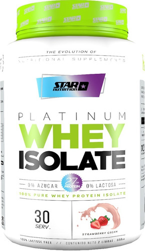 Premium Whey Isolate X 2 Lb Star Nutrition Evolution