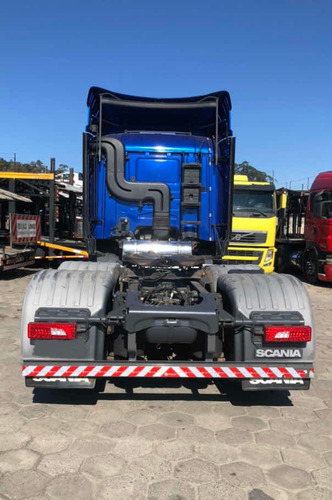 Imagem 6 de 15 de Scania R-440 Streamline 17/17 Azul 6x2 Cegonheiro