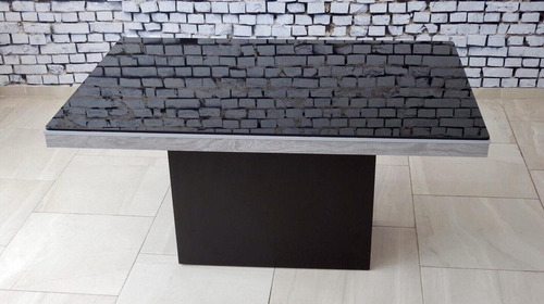 Mesa De Comedor Degas Gris (6 Sillas)