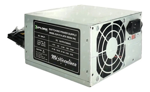 Fuente De Poder Atx 550w P4 Power Supply Xplore Power