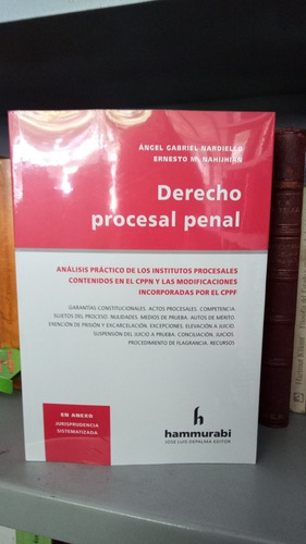 Derecho Procesal Penal / Angel Nardiello - Novedad!