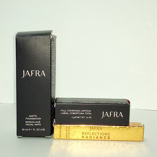 Maquillaje, Labial Rojo Cobre+fragancia Reflections Radiance