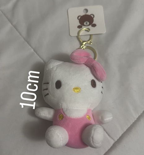 Peluche Llavero De Hello Kitty (3 Piezas) Hello Kitty Rosa Claro