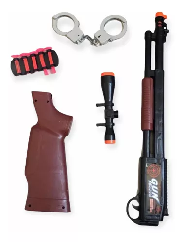 Mais de frete grátis venda quente Barrett Sniper Rifle com mira Nerf arma  brinquedos de som IR para não atirar a bala - AliExpress
